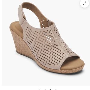 Rockport Women’s Briah Perforated Slingback Sandal New With Box Size 11